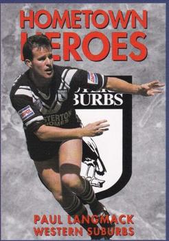 1994 Dynamic Rugby League Series 1 - Hometown Heroes #HH16 Paul Langmack Front